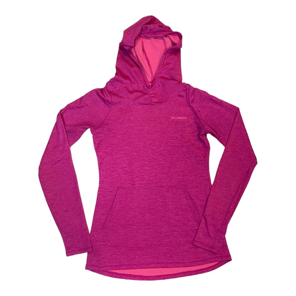 New Balance Pink Fitted Hoodie